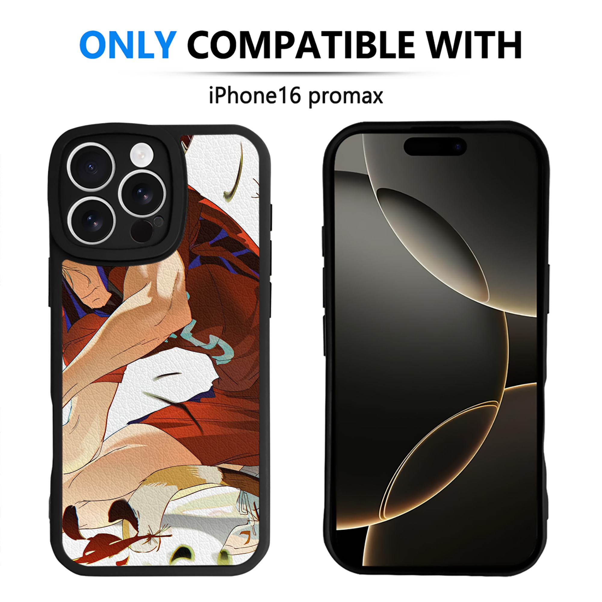 （画像用） ハイキュー!! Haikyu!! 【iPhone 16シリーズ対応】シリコンスマホケース（レザー調） 材質：シリコン